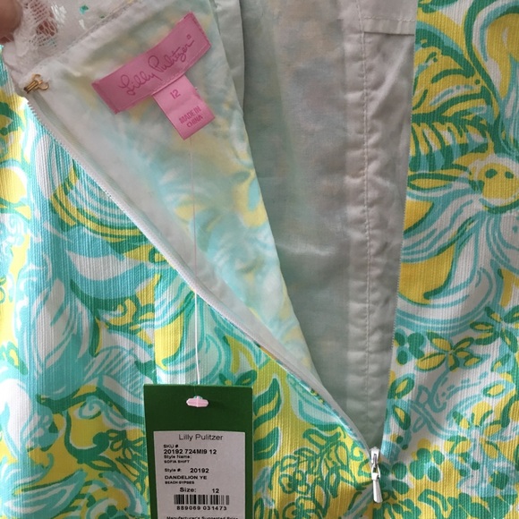 NWT lilly Pulitzer Sophia shift dress size 12 - Picture 3 of 4